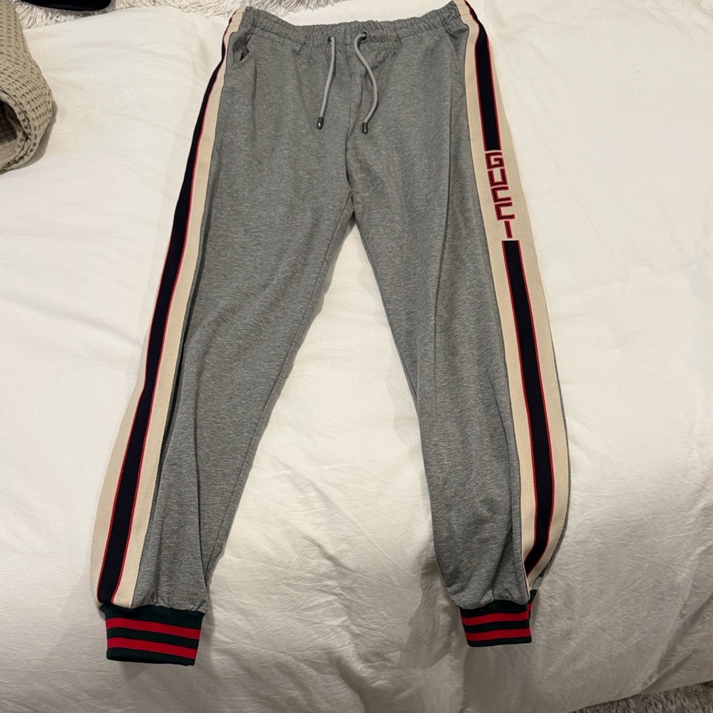 Men’s Gray Gucci Joggers